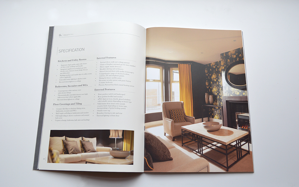 Interior of brochure design and print by Liam Mulherin