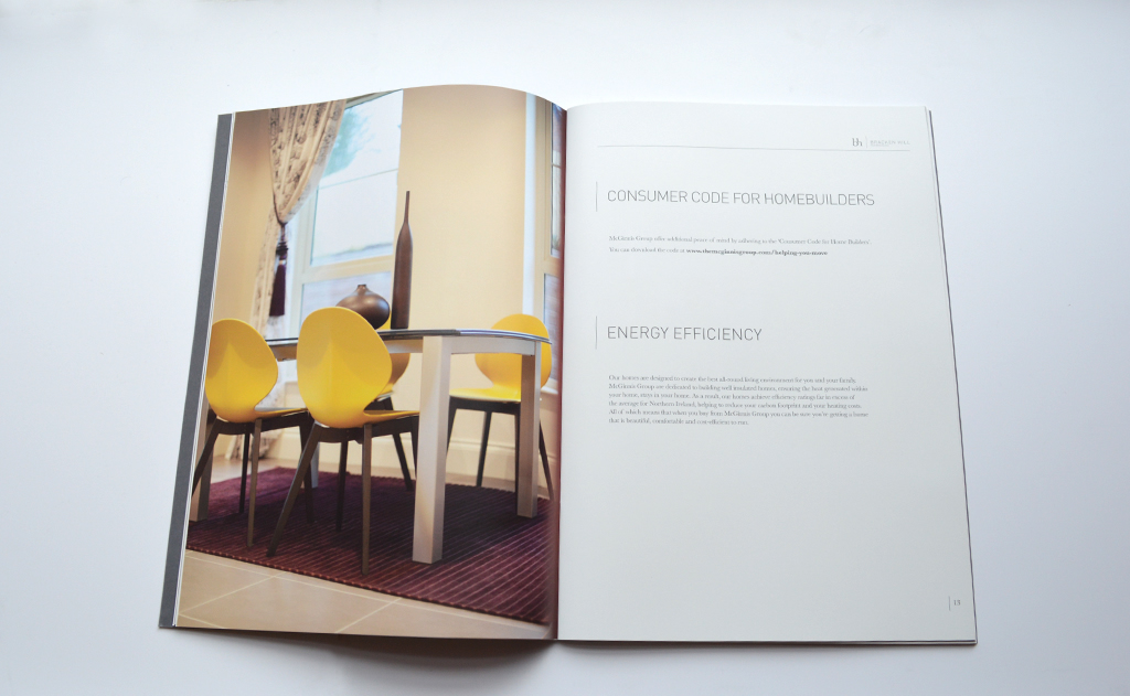 Promotional brochure design and print by Liam Mulherin